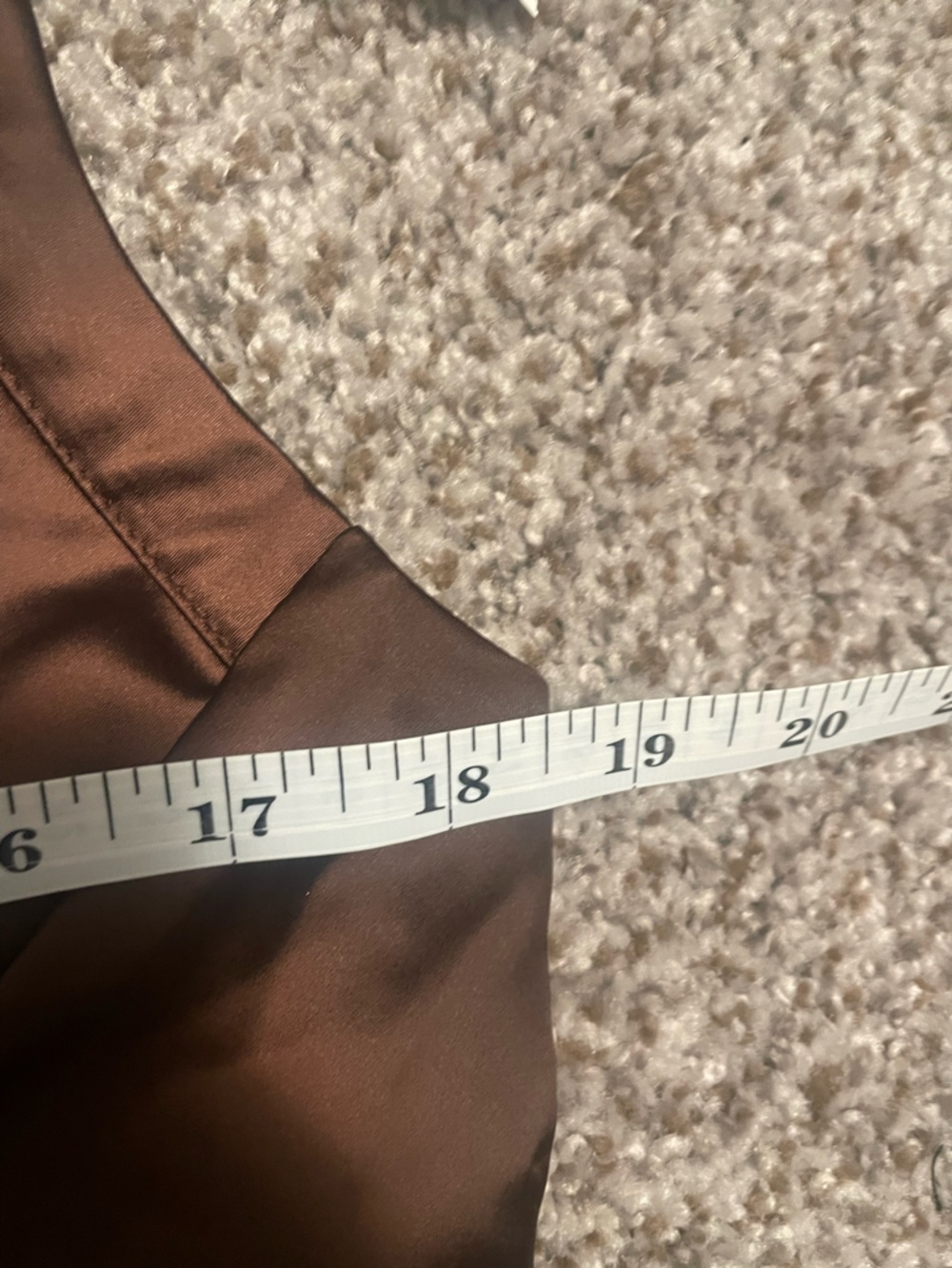 Anthropologie Porridge Satin Corset Top Brown Size Large - Picture 8 of 8